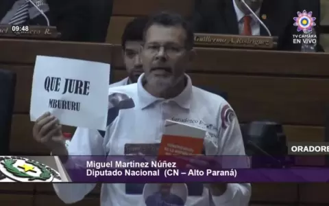 Diputado pide que se le haga jurar a Mburur�