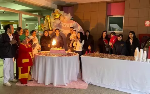 Eligen celebrar cumplea�os de su ni�a en el hospital donde naci� como gesto de agradecimiento