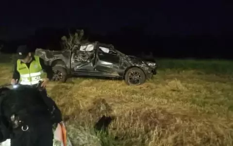 Fatal accidente de tr�nsito involucra a nieto de "Cal�" Galaverna