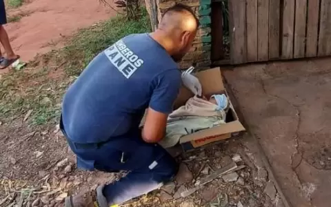 Ypan�: abandonaron a un beb� en una caja de cart�n frente a una vivienda