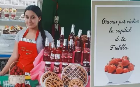 Calles de Aregu� exhiben sus mejores productos artesanales en la "Expo Frutilla"