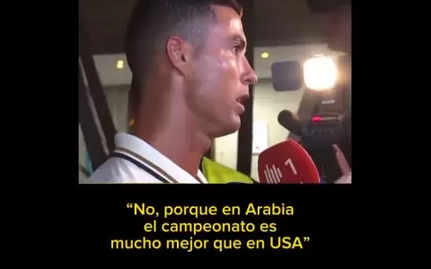 Ronaldo descarta regreso a Europa y elige Arabia sobre la MLS