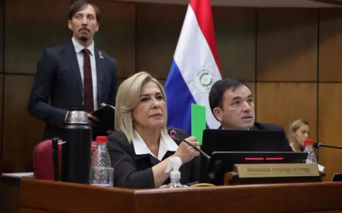 Senadora se quiebra ante el pleno: "Yo me identifico con Marilina"