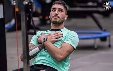 �Volver� antes de lo previsto?: Olveira entrena de forma diferenciada