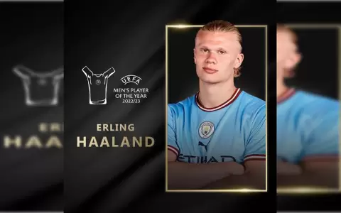 Erling Haaland gan� el premio al Mejor Jugador de la UEFA