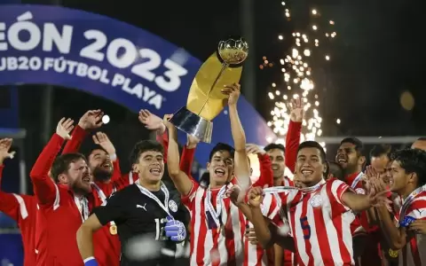F�tbol playa: Paraguay se consagra campe�n del Sudamericano Sub-20