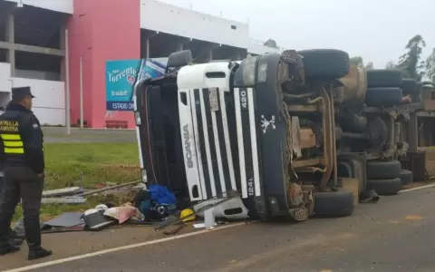 Reportan grave accidente de tr�nsito en Coronel Oviedo