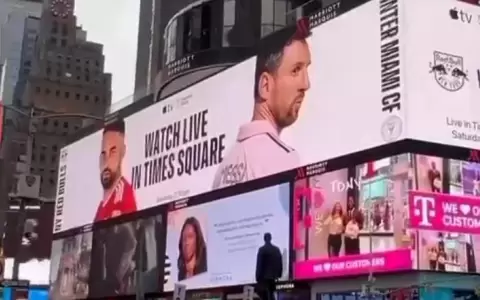 El debut de Messi en la MLS se ver� gratis desde el Times Square