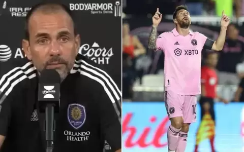 El DT de Orlando City arremeti� contra Lionel Messi y el arbitraje