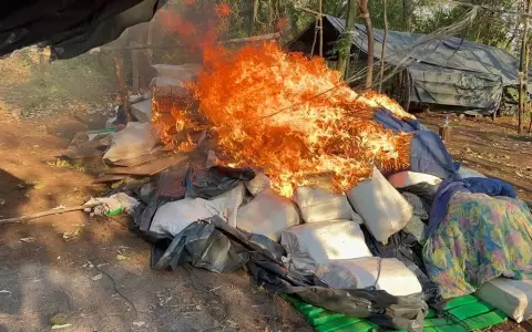 Desmantelan enorme carga de marihuana en Amambay