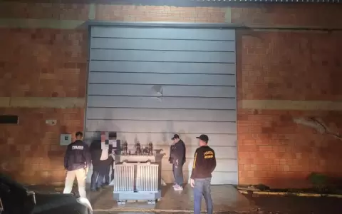 Robaron un enorme transformador trif�sico del Hospital de Regional de Ciudad del Este