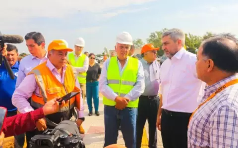 Presidente verific� la Costanera Sur que ya avanz� 80% y finalizar�a el pr�ximo a�o