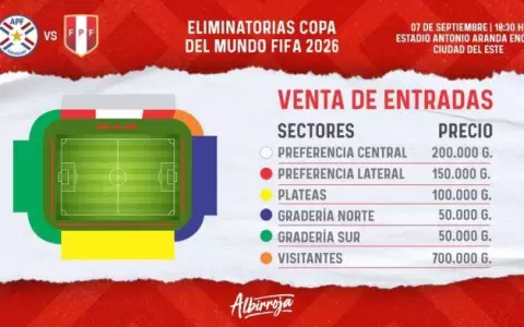 Habilitaron venta de entradas para debut Albirrojo en eliminatorias