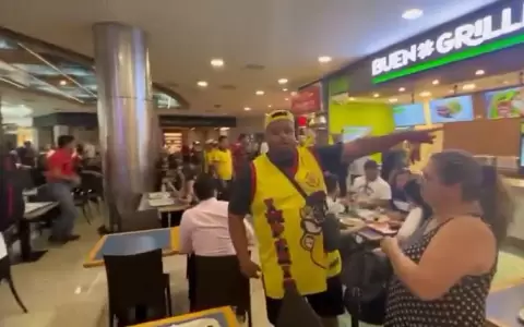 Incidentes entre hinchas de Olimpia y Flamengo