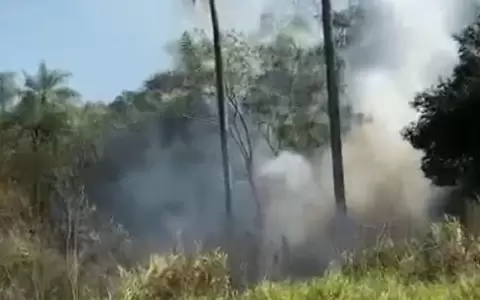 Se registra descontrolado incendio en el Cerro Antena de Caacup�