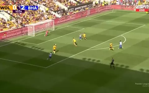 La exquisita asistencia de Julio Enciso en el triunfo del Brighton