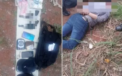 Tras enfrentamiento, polic�as capturan a dos asaltantes y recuperan dinero robado