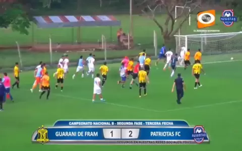 �A los golpes!: Ovelar marc� un golazo, pero termin� huyendo