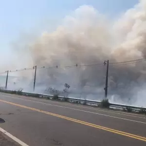 Incendio de gran magnitud devora la Reserva Aguapey en San Bernardino