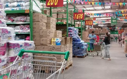 Compras de las familias paraguayas.
