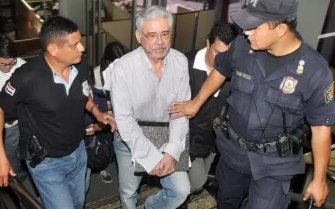Froil�n Peralta, detenido en Tacumb�.