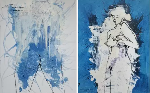 Eneide Boneu celebra sus 50 a�os con el arte en Galer�a Luna Roja