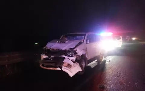 Densa humareda producto de incendio causa m�ltiple choque sobre la ruta PY03