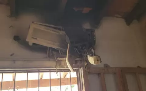 Explosi�n de acondicionador de aire ocasiona principio de incendio en Luque