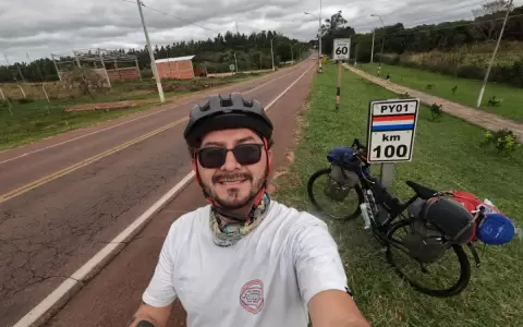�Ah�ta aju�: soltar los nudos de la garganta y salir a recorrer 5.000 km en bicicleta