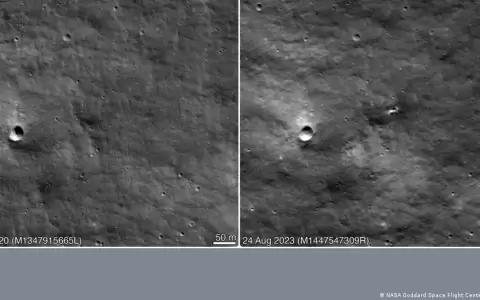 NASA: accidentada misi�n rusa deja un cr�ter en la Luna