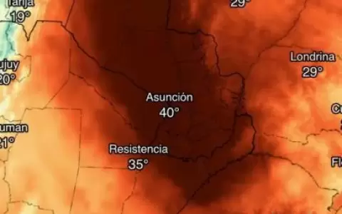 Ola de calor rompe r�cords de temperaturas m�ximas diarias en Paraguay