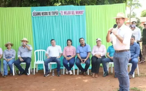 Se lanz� en Itap�a campa�a de siembra de s�samo negro apuntando a 3.000 hect�reas