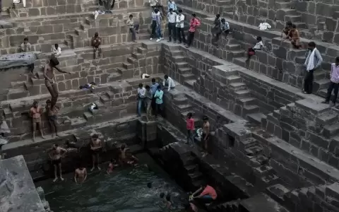 �Pozos escalonados contra la crisis del agua en la India?