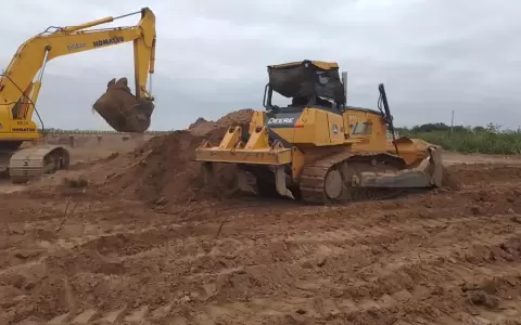 En Gral. D�az avanzan obras de rehabilitaci�n mientras se espera repunte del r�o Pilcomayo