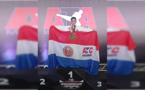 Oro y bronce panamericano de promesa del taekwondo paraguayo