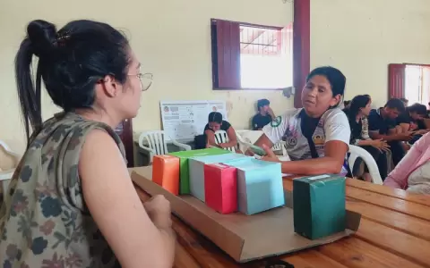 Familias del Ba�ado Sur tuvieron la oportunidad de dise�ar sus futuras viviendas
