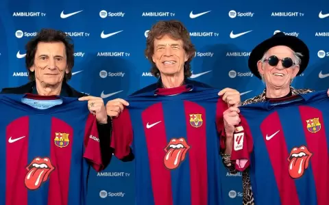Casaca del Barcelona tendr� lengua de los Rolling Stones en El Cl�sico