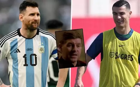 �Se arrepinti�? Gerrard cambi� su elecci�n entre Messi y Ronaldo