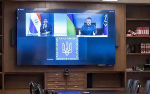 Pe�a en di�logo con su hom�logo de Ucrania hizo un llamado a la paz