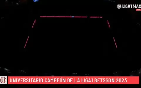 Apagaron las luces del estadio tras consagraci�n de tradicional rival
