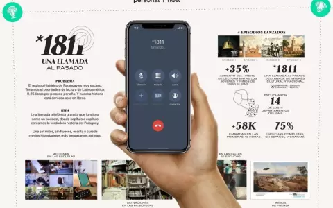 Oniria gana doble premio internacional con la campa�a 1811 de Personal Flow