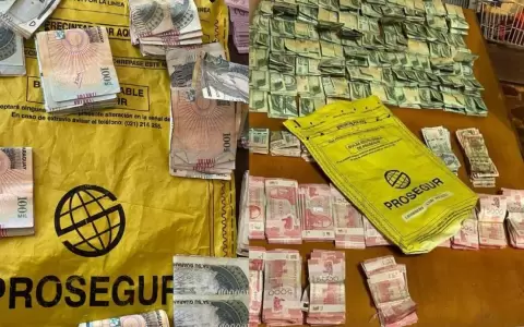 Recuperaron parte del dinero robado del cami�n de Prosegur atracado en Itap�a