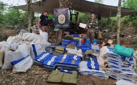Senad erradica un complejo narco en Canindey� al destruir cinco toneladas de marihuana