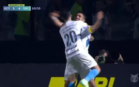 El golazo que protagonizaron Su�rez y Villasanti para el triunfo de Gr�mio
