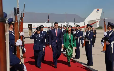Pe�a lleg� a Chile donde desarrollar� una agenda oficial de tres d�as