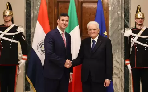 Pe�a se reuni� con el presidente de Italia