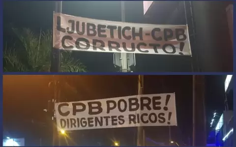 Exhiben pasacalles contra la CPB y Carlos Mar�a Ljubetich