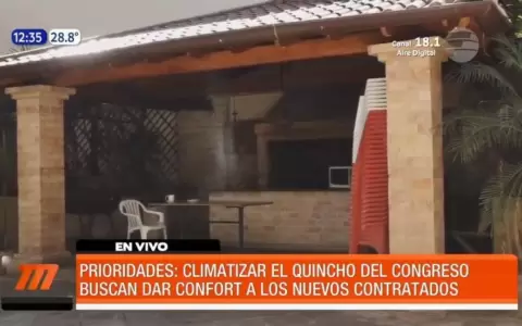 �Prioridades?: Nakayama rechaza climatizar quincho del Congreso