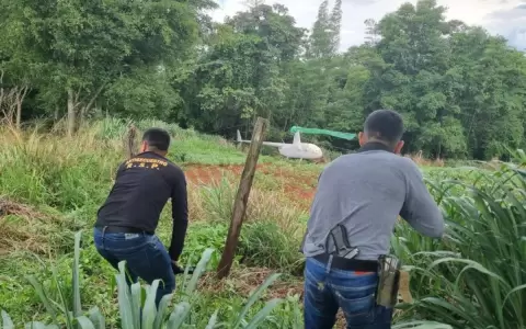 Helic�ptero robado en Brasil es recuperado en Capit�n Bado
