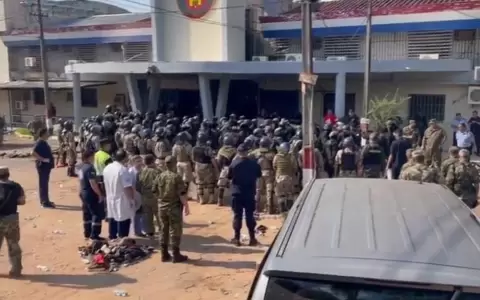 Operativo Veneratio: fuerte custodia policial y militar se registra hoy en Tacumb�